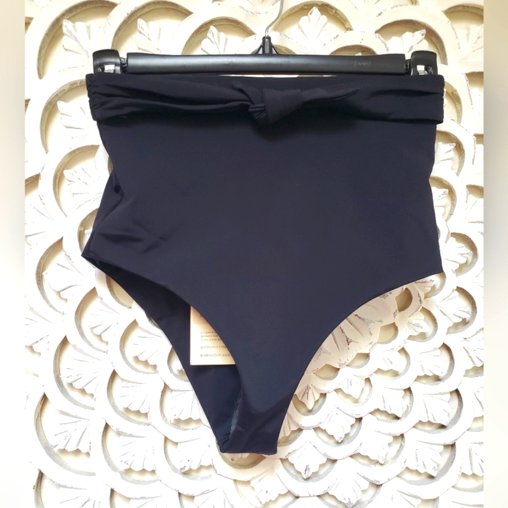 Mara Hoffman NWT Jay Black Swim Bottom In XS $150 MSRP Rare Deadsrock